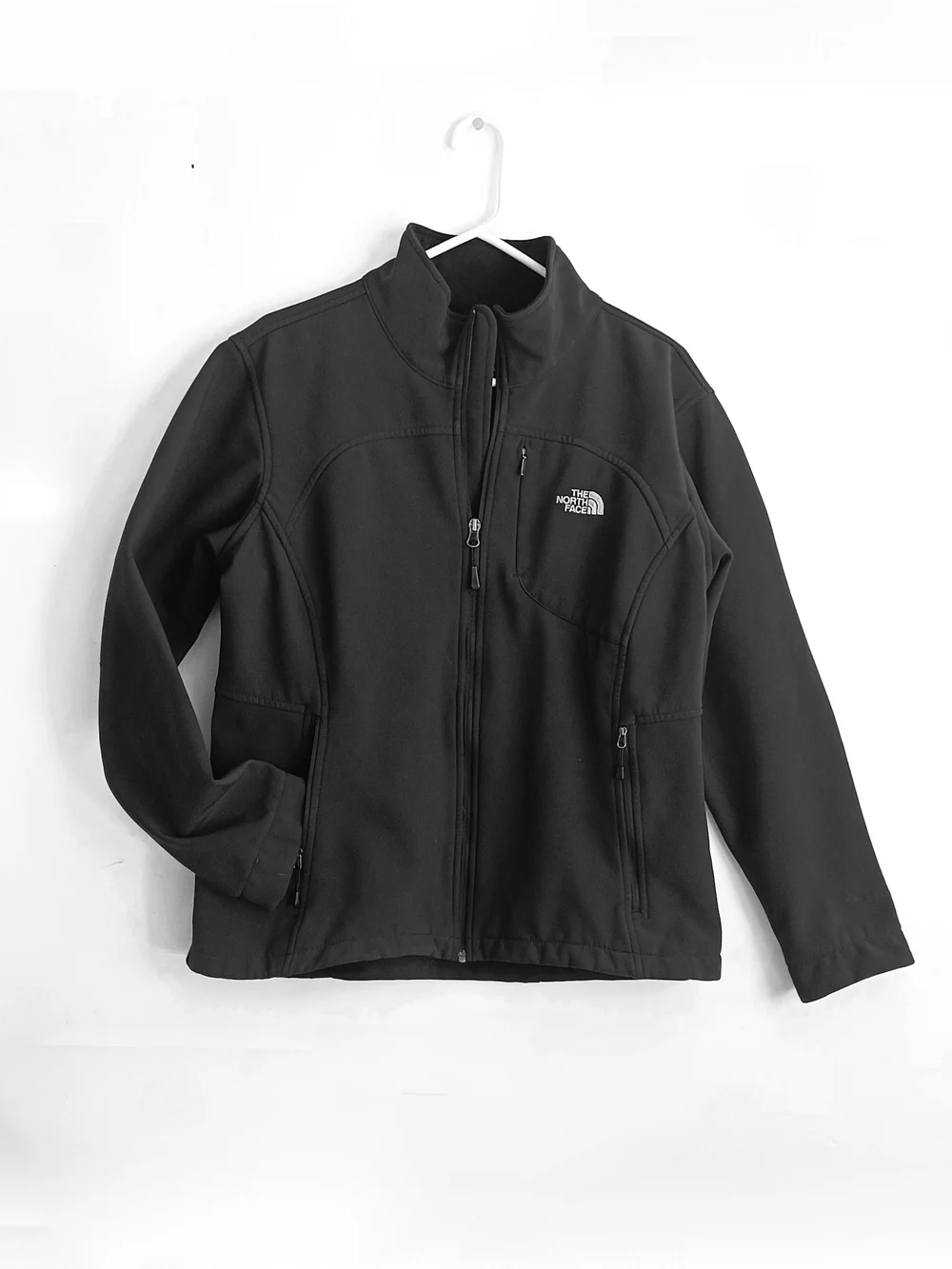 New The North Face Women’s Apex Bionic 2 WindWall SoftShell Jacket In Black - Picture 2 of 10